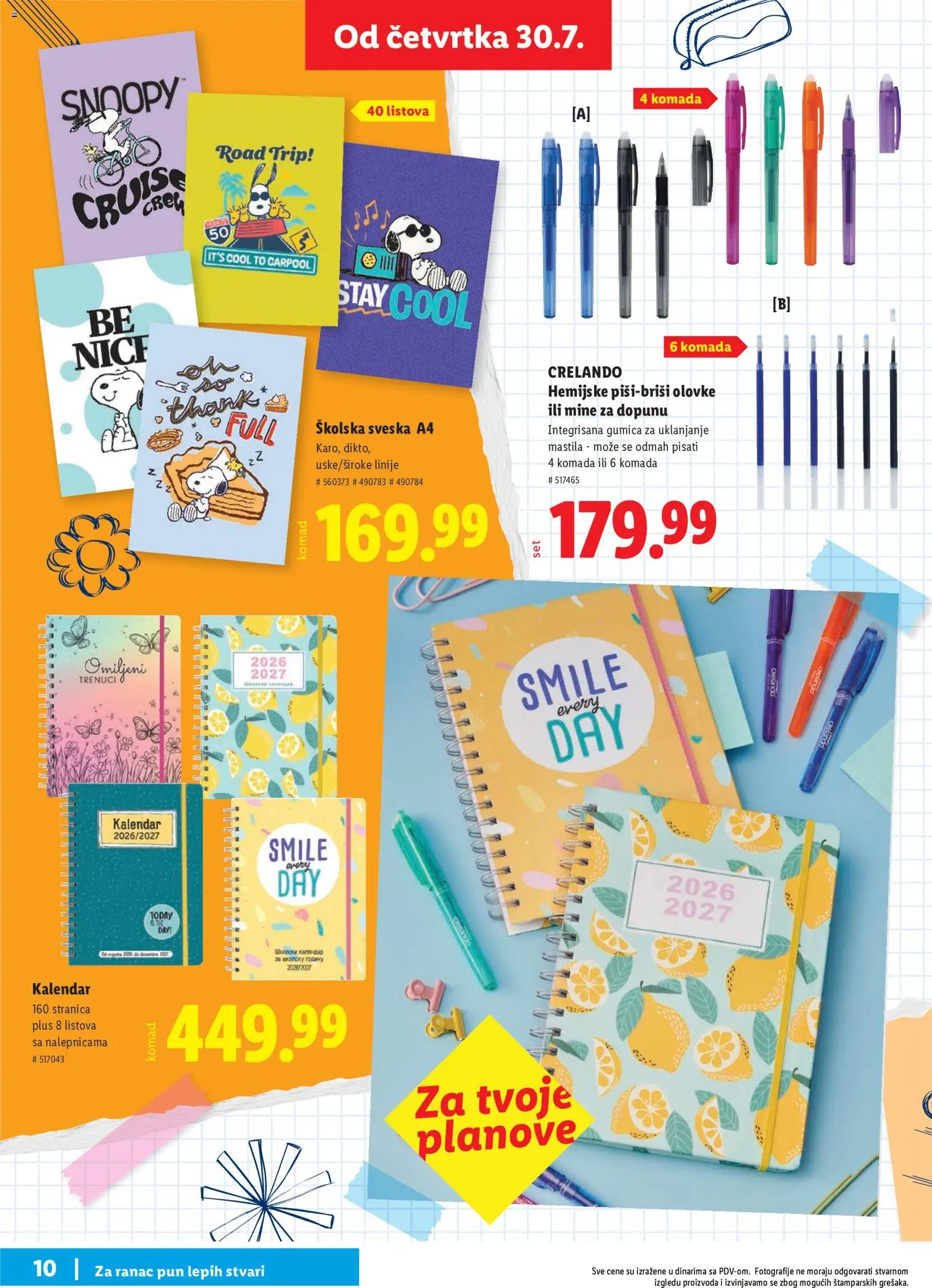 Lidl katalog - važi od 30.07.2026 | Strana: 10 | Proizvode: Ranac
