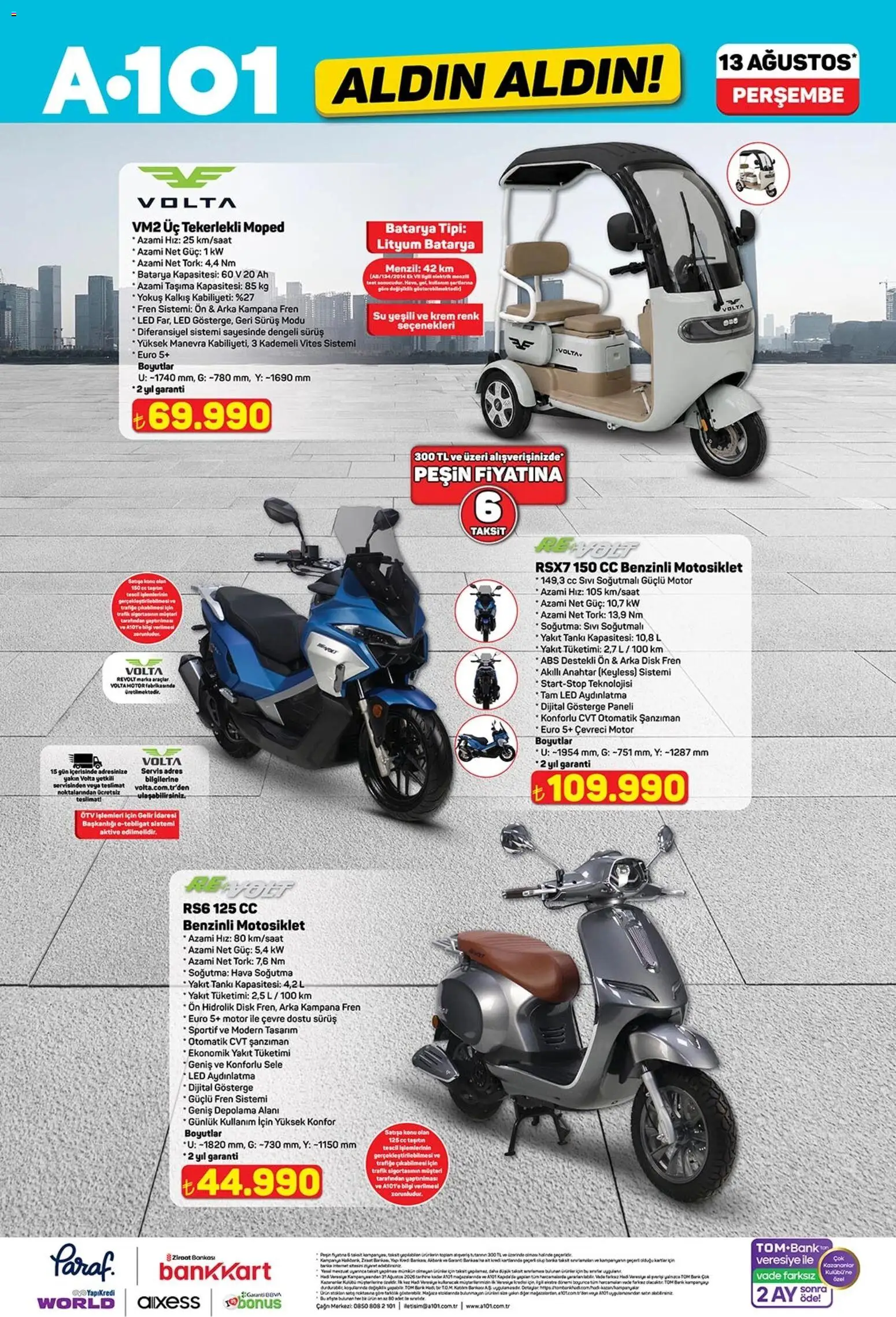 A101 - Katalog Aldın Aldın - 13 Ağustos 2026 tarihinden itibaren geçerlidir | Sayfa: 7 | Ürünler: Krem, Su, Disk