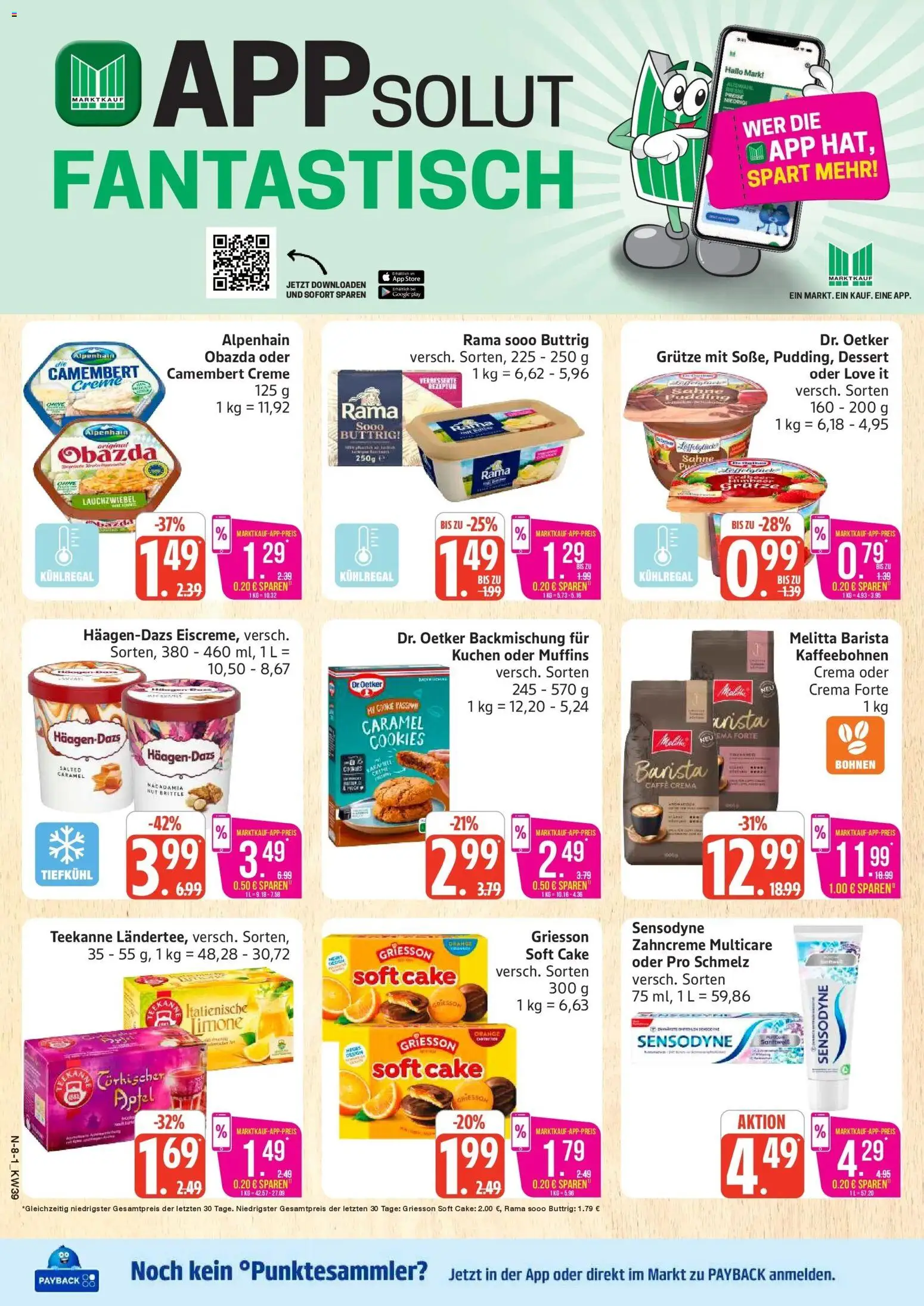 Marktkauf Prospekt Buxtehude (ab 21.09.2026) » Angebote online | Seite: 8 | Produkte: Creme, Camembert, Kuchen, Sahne