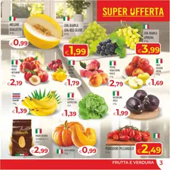 Anteprima del volantino MerSi Supermercati volantino valido a partire dal 09/09/2026 | Pagina: 3 | Prodotti: Mele, Zucca, Uva, Lattuga