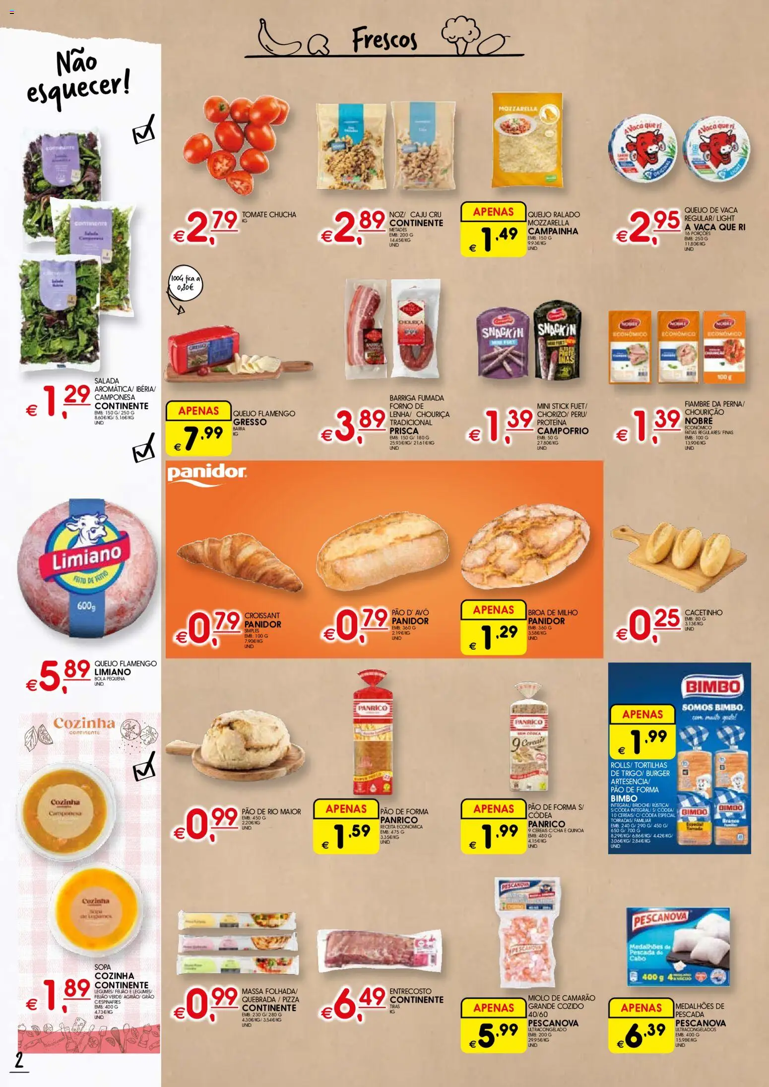Meu Super Folheto │ válido de 28.05.2026 | Página: 2 | Produtos: Pão de forma, Sopa, Pizza, Tomate