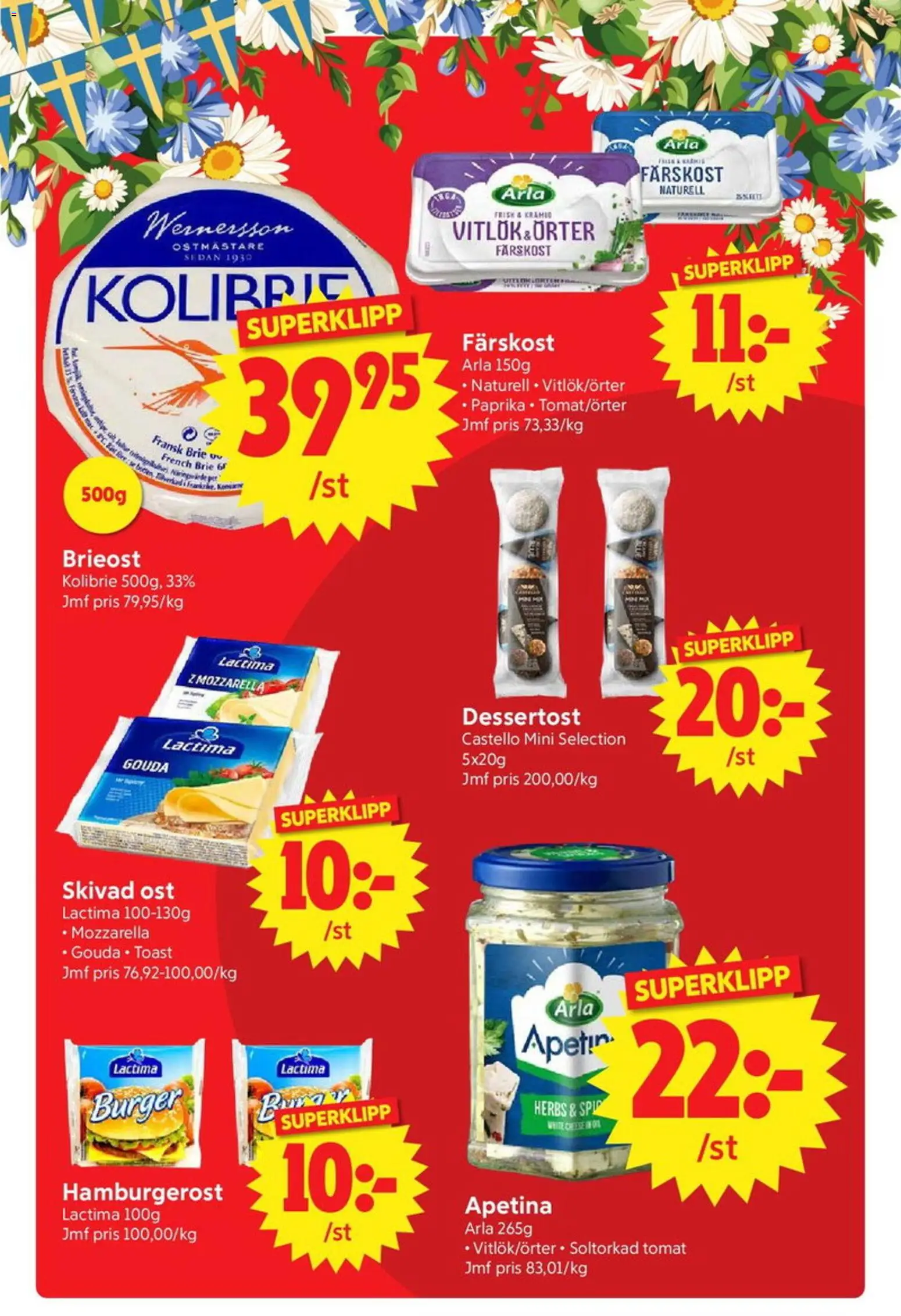 Nya Pulsen reklamblad aktuell från 15.06.2026 | Sida: 11 | Produkter: Brieost, Ost