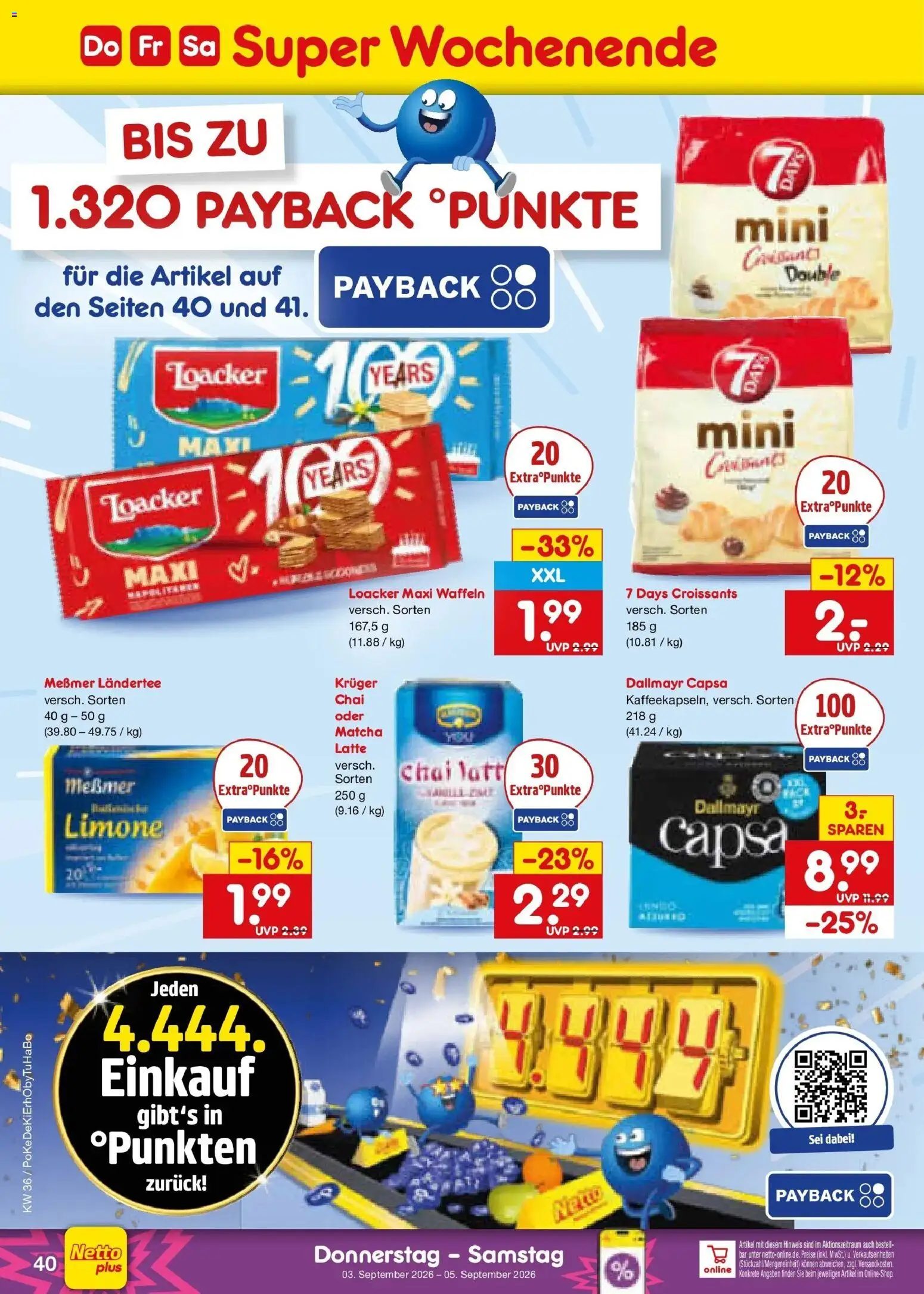 Netto Marken-Discount Prospekt Selb (ab 31.08.2026) » Angebote | Seite: 52 | Produkte: Messmer, Waffeln, Dallmayr, Dallmayr capsa