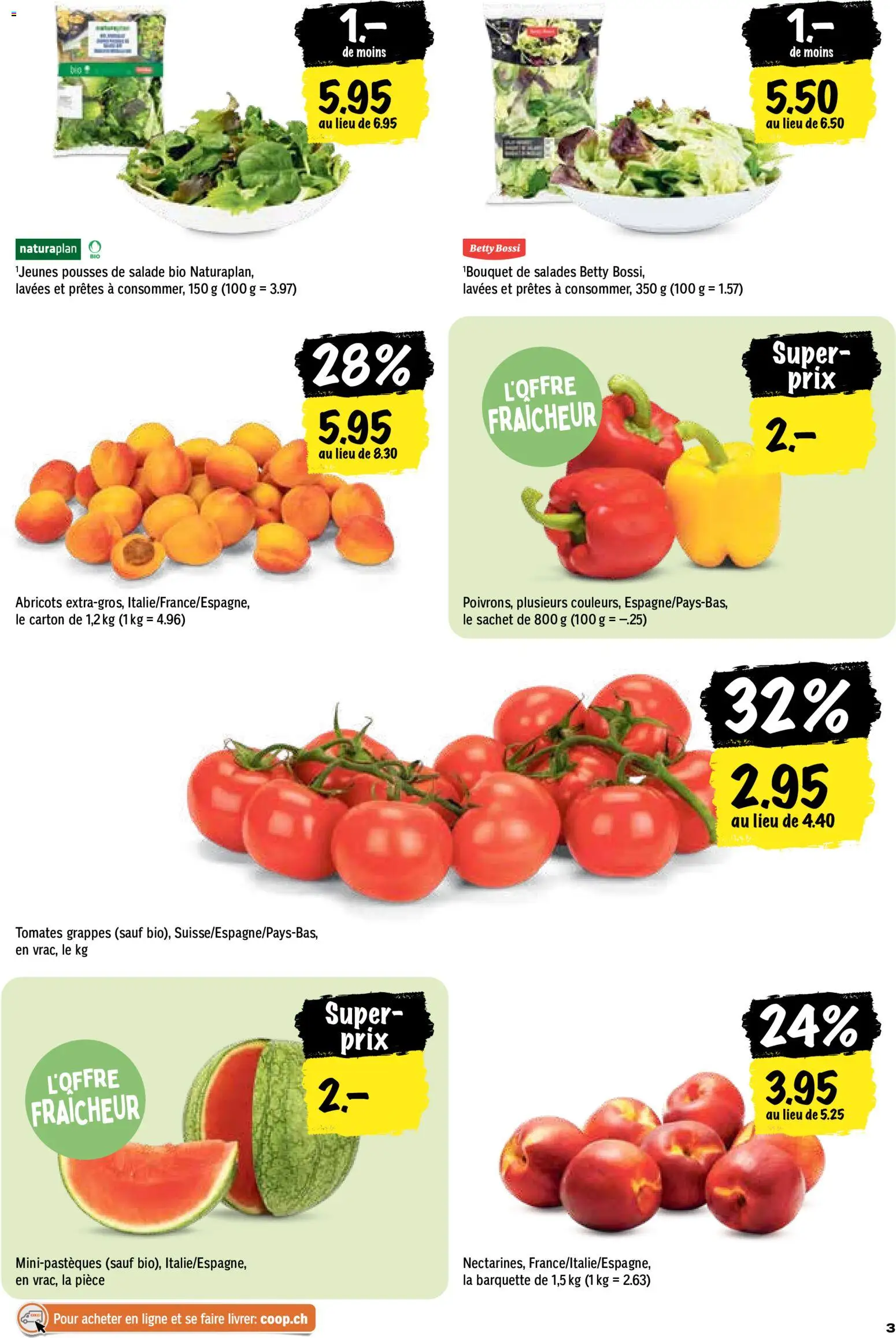 Coop aktionen FR – gültig ab 25.06.2026 | Seite: 3