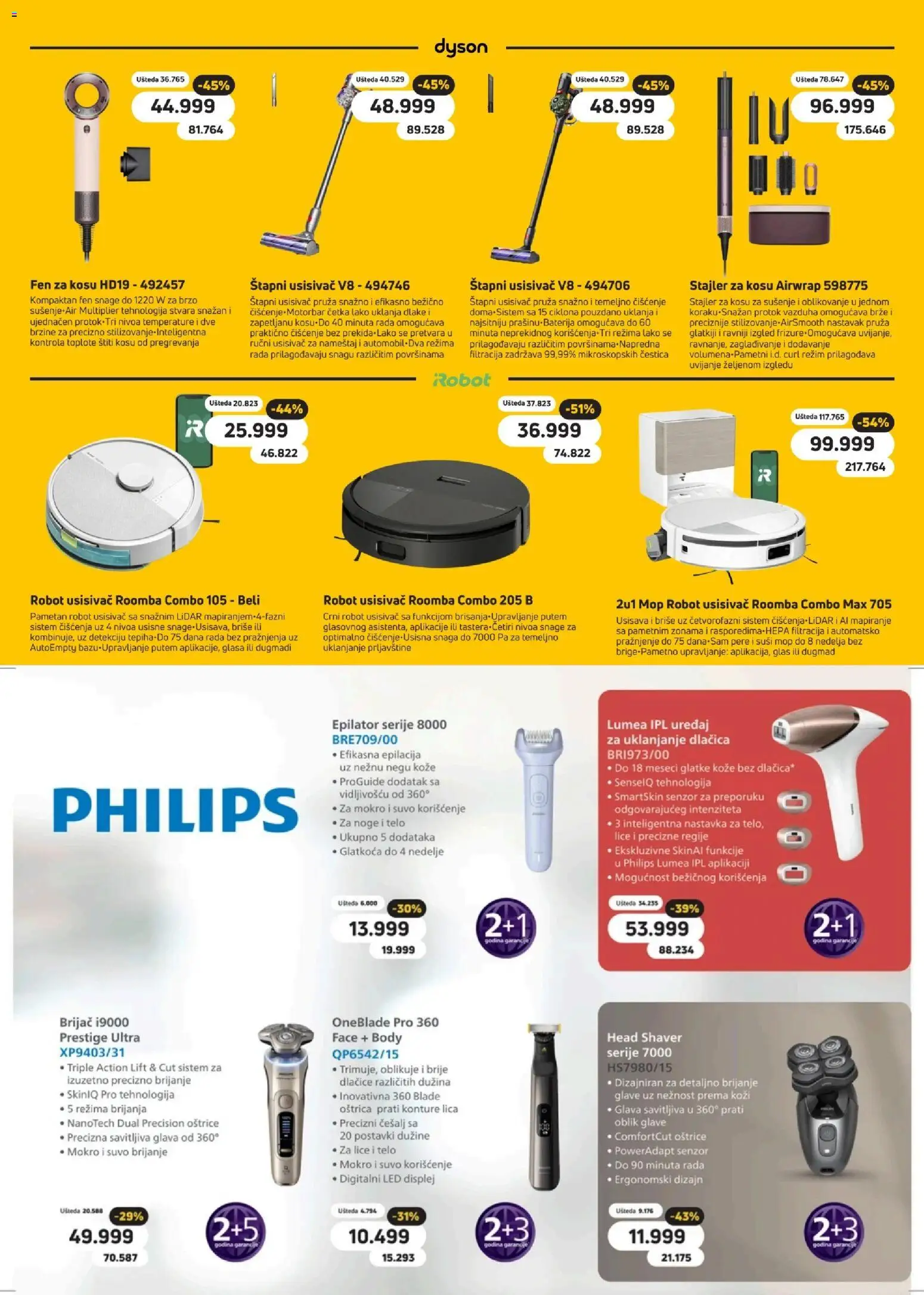 Tehnomanija katalog - važi od 10.10.2026 | Strana: 9 | Proizvode: Usisivač, Fen, Ručni usisivač, Robot usisivač