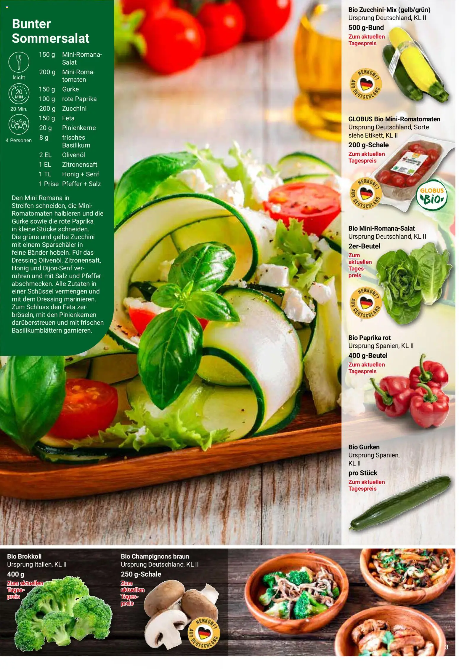 Globus Prospekt Erfurt – gültig ab 24.08.2026 | Seite: 30 | Produkte: Dressing, Brokkoli, Gurken, Salat