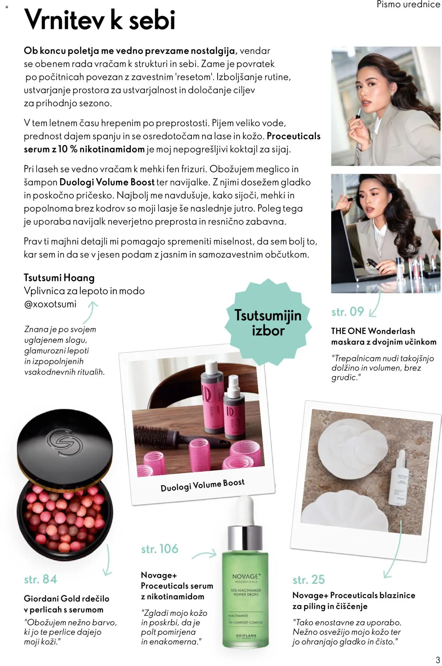 Novi Oriflame katalog ponudbe – veljaven od 26.08.2026 | Stran: 3 | Izdelki: Maskara, Sampon, Piling