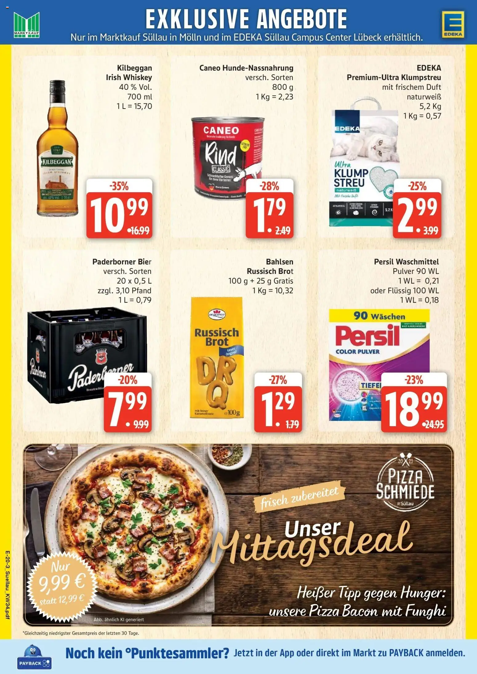 Edeka Prospekt Lübeck (ab 17.08.2026) » Angebote Online | Seite: 26 | Produkte: Bier, Brot, Pizza, Persil