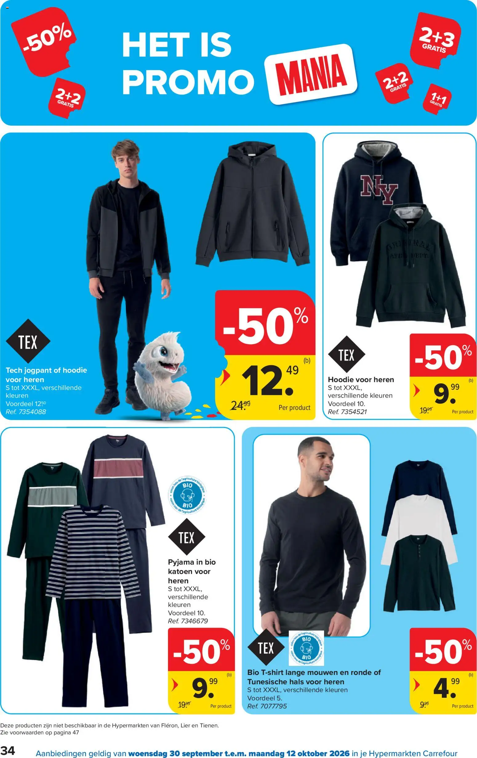 {H1} | Pagina: 34 | Producten: Heren T-shirt, Hoodie, Pyjama