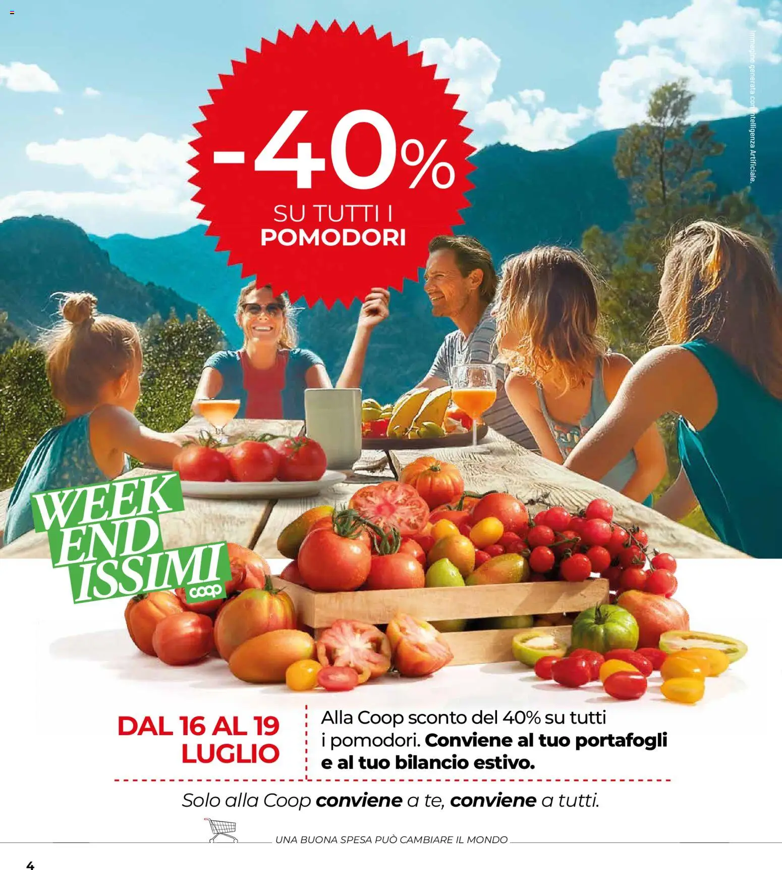 Volantino COOP del 16/07/2026 | Pagina: 4 | Prodotti: Pomodori