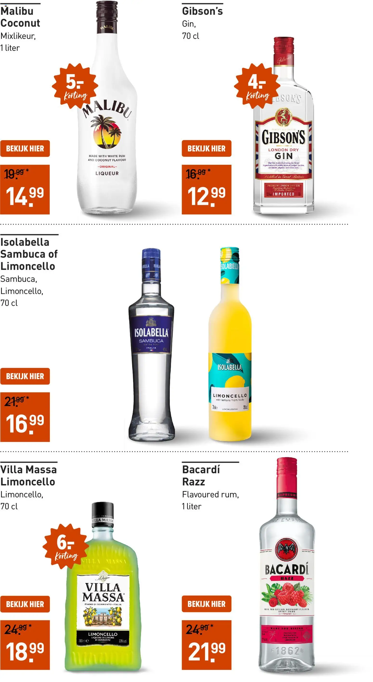 {H1} | Pagina: 11 | Producten: Gin, Rum, Bacardi, Malibu