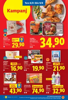 Lidl erbjudanden - Förhandsvisning av reklamblad från butik Lidl aktuell från 03/08/2026 | Sida: 25 | Produkter: Grillkorv, Kebabsås, Ring, Vitlök