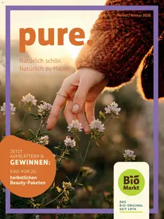 BioMarkt Pure Herbst/Winter 2026 ab 23.09.2026 gültig