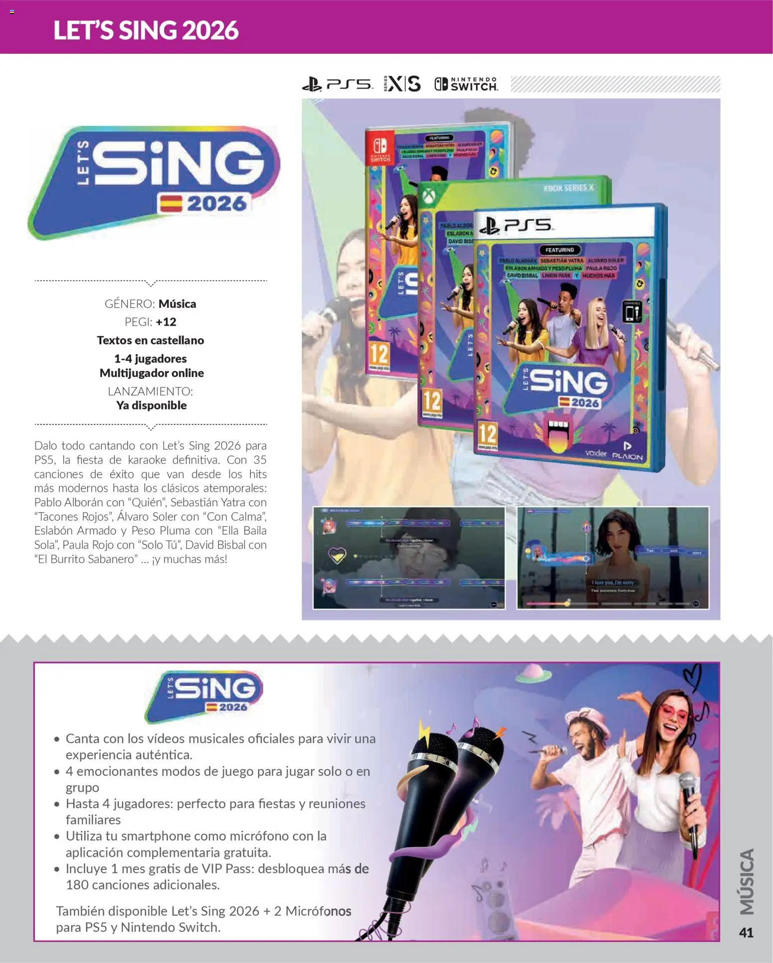 Game folleto │ válido desde el 03/12/2025 | Página: 41 | Productos: Nintendo, Smartphone, Xbox, Peso
