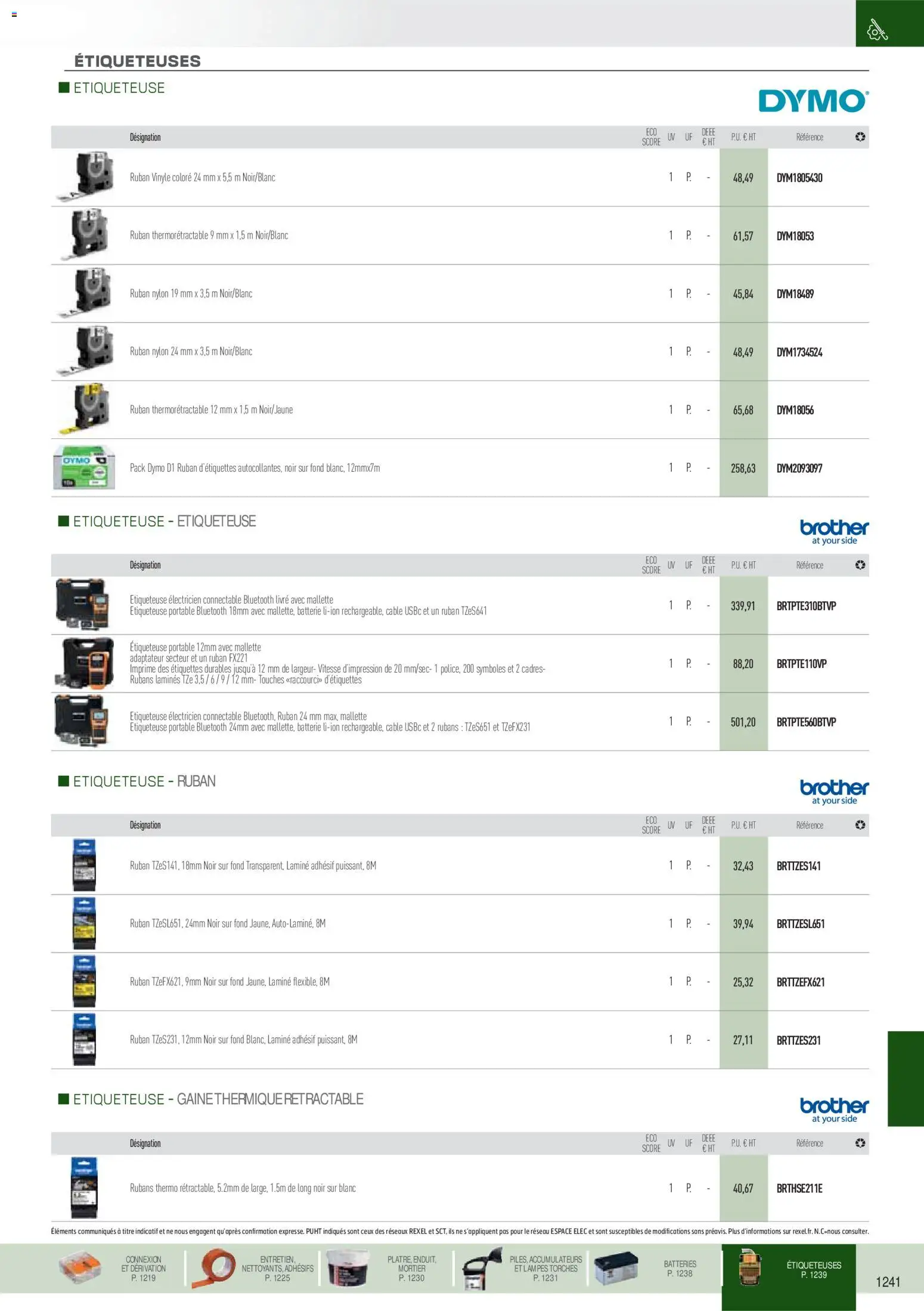 {H1} | Page: 132 | Produits: Câble, Adaptateur, Mortier, Batterie