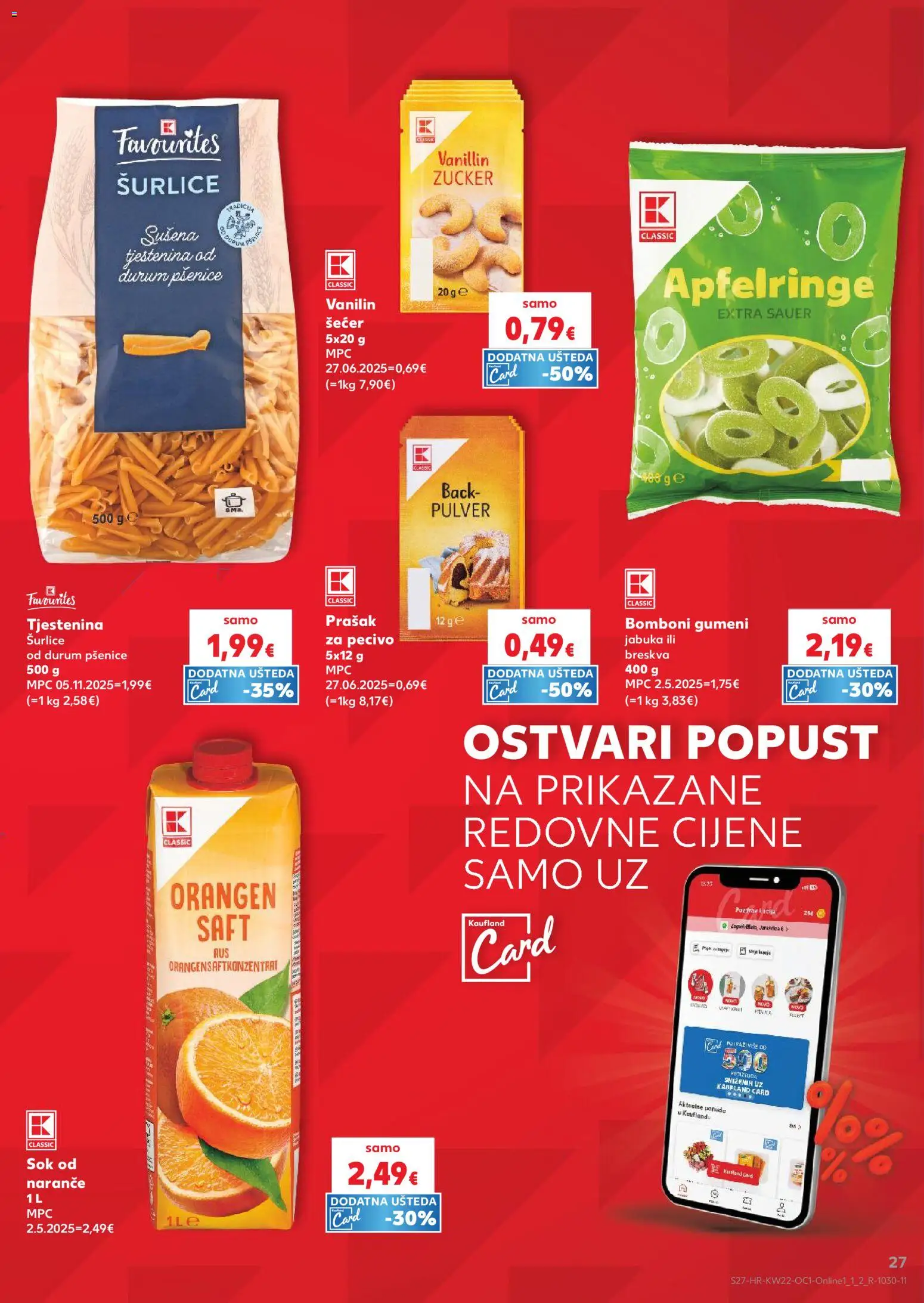 Kaufland HR akciós ujság - amely érvényes a következő dátumtól: 27.05.2026 | Oldal: 27