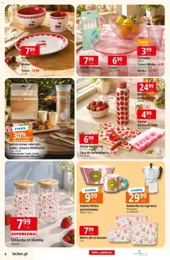 Pogląd oferty "E.Leclerc gazetka - Tychy" - ważna od 12.05.2026 | Strona: 8 | Produkty: Karta, Słomki, Szczotka, Kawiarka