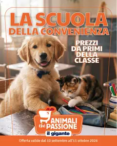 Anteprima del volantino Il Gigante volantino Animali valido a partire dal 10/09/2026