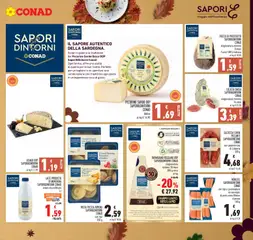 Anteprima del volantino PARMIGIANO REGGIANO DOP SAPORI&DINTORNI CONAD stagionatura minima 30 mesi, Parmigiano Reggiano DOP stagionato valido a partire dal 09/09/2026 | Pagina: 13 | Prodotti: Suino, Zucca, Tagliere, Formaggio asiago