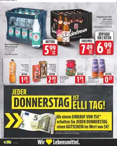 Elli Markt Prospekt ab 13.07.2026 gültig | Seite: 12 | Produkte: Pils, Milka, Mineralwasser, Pfirsich