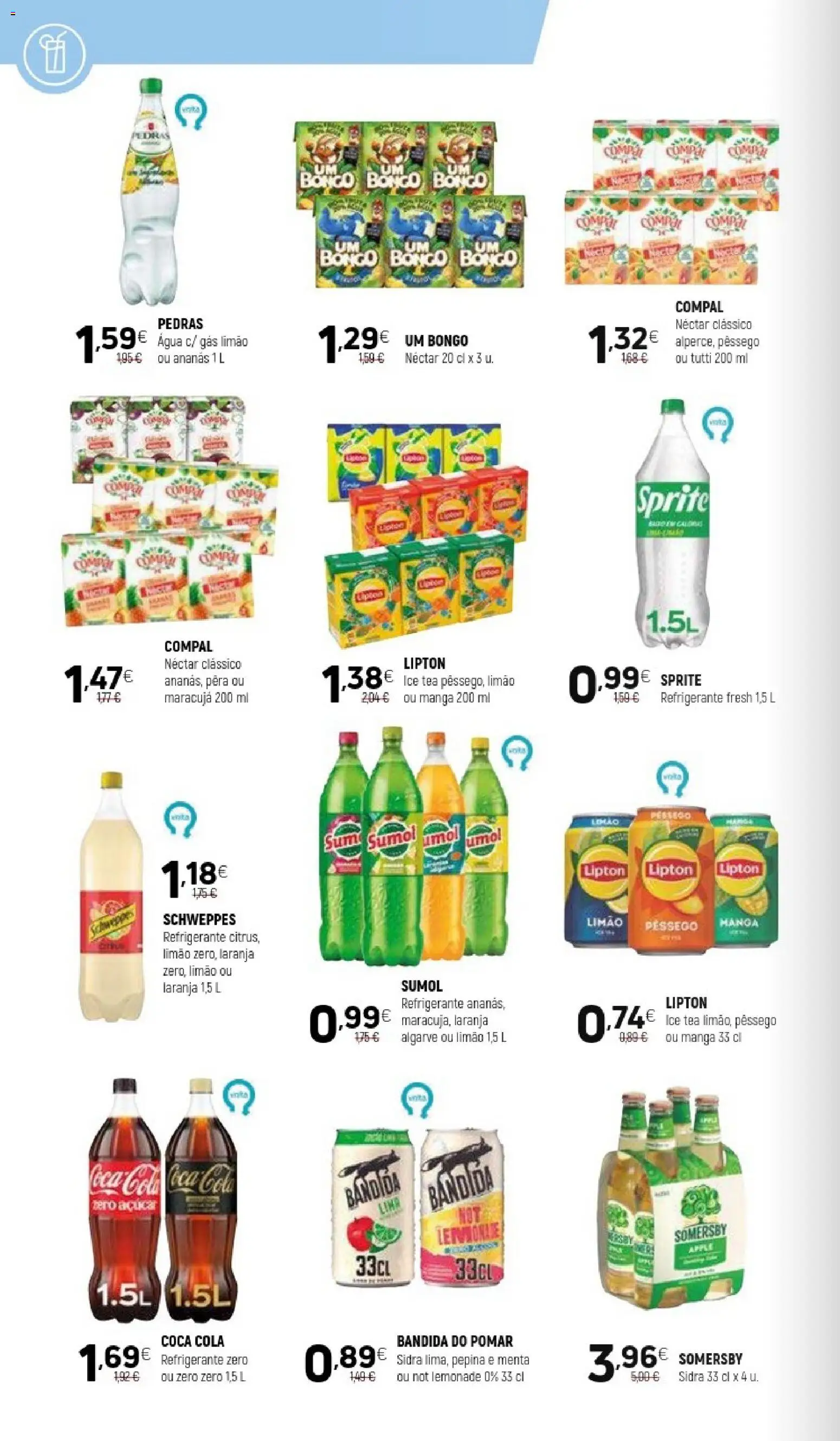 Coviran folheto │ válido de 20/10/2026 | Página: 16 | Produtos: Sidra, Somersby, Açúcar, Sprite