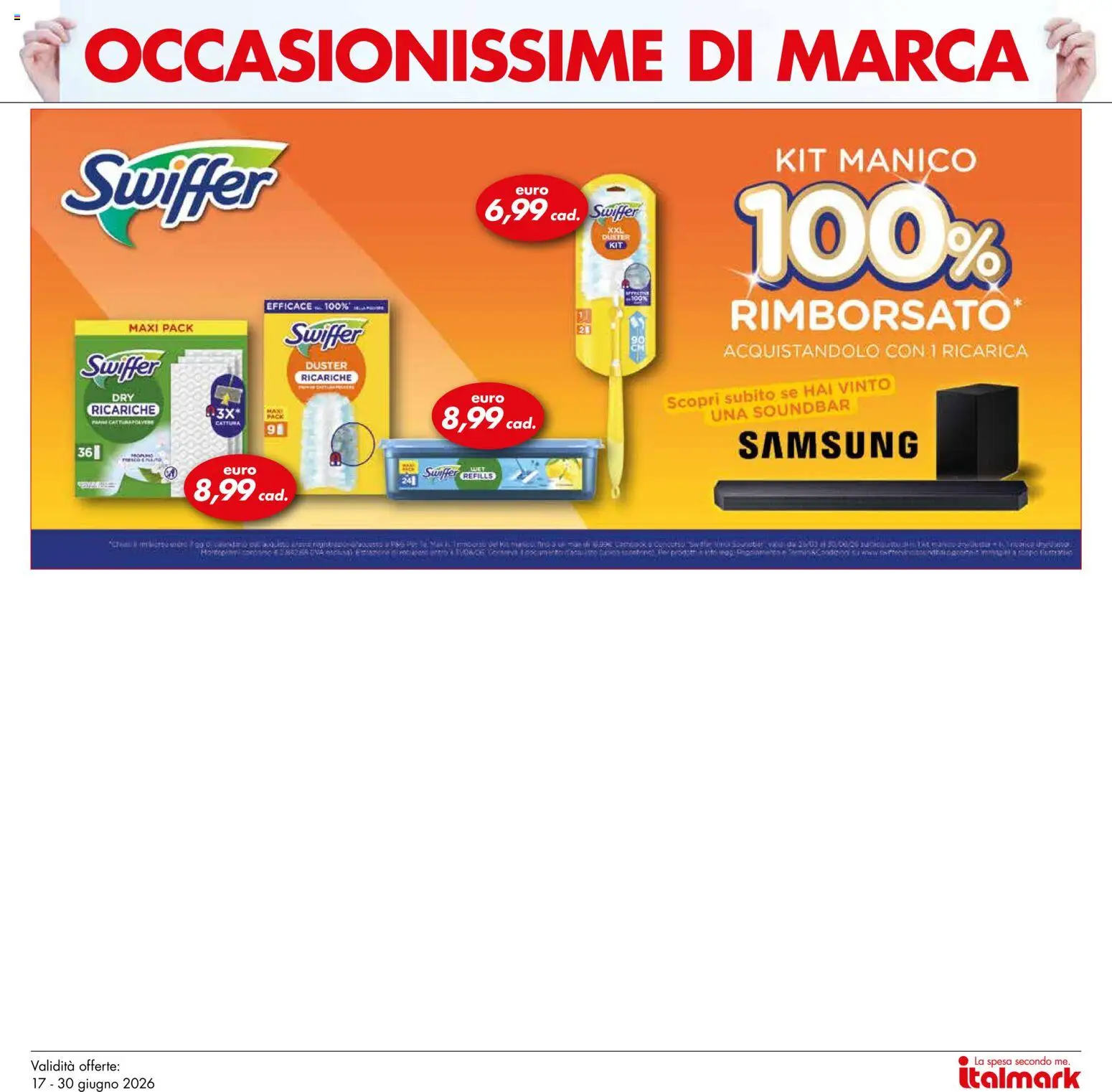 Volantino Italmark del 17.06.2026 | Pagina: 17 | Prodotti: Soundbar, Samsung