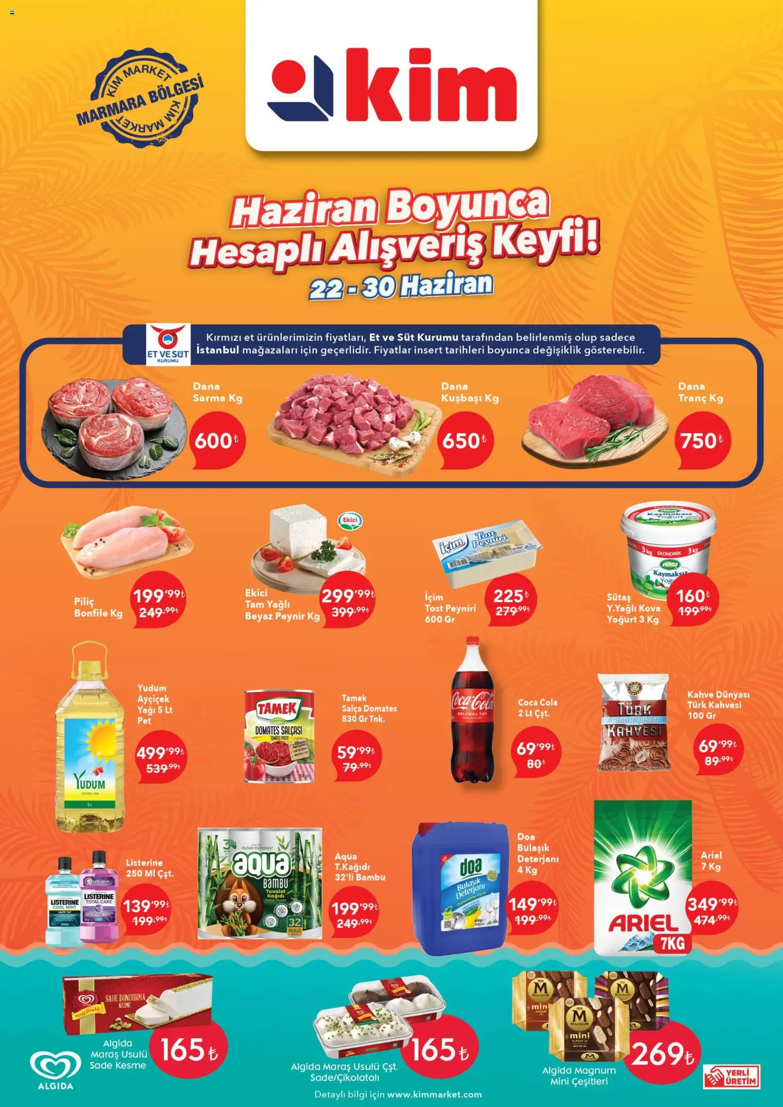 Kim Market Katalog - Marmara Insert - 22 Haziran 2026 tarihinden itibaren geçerlidir | Sayfa: 1