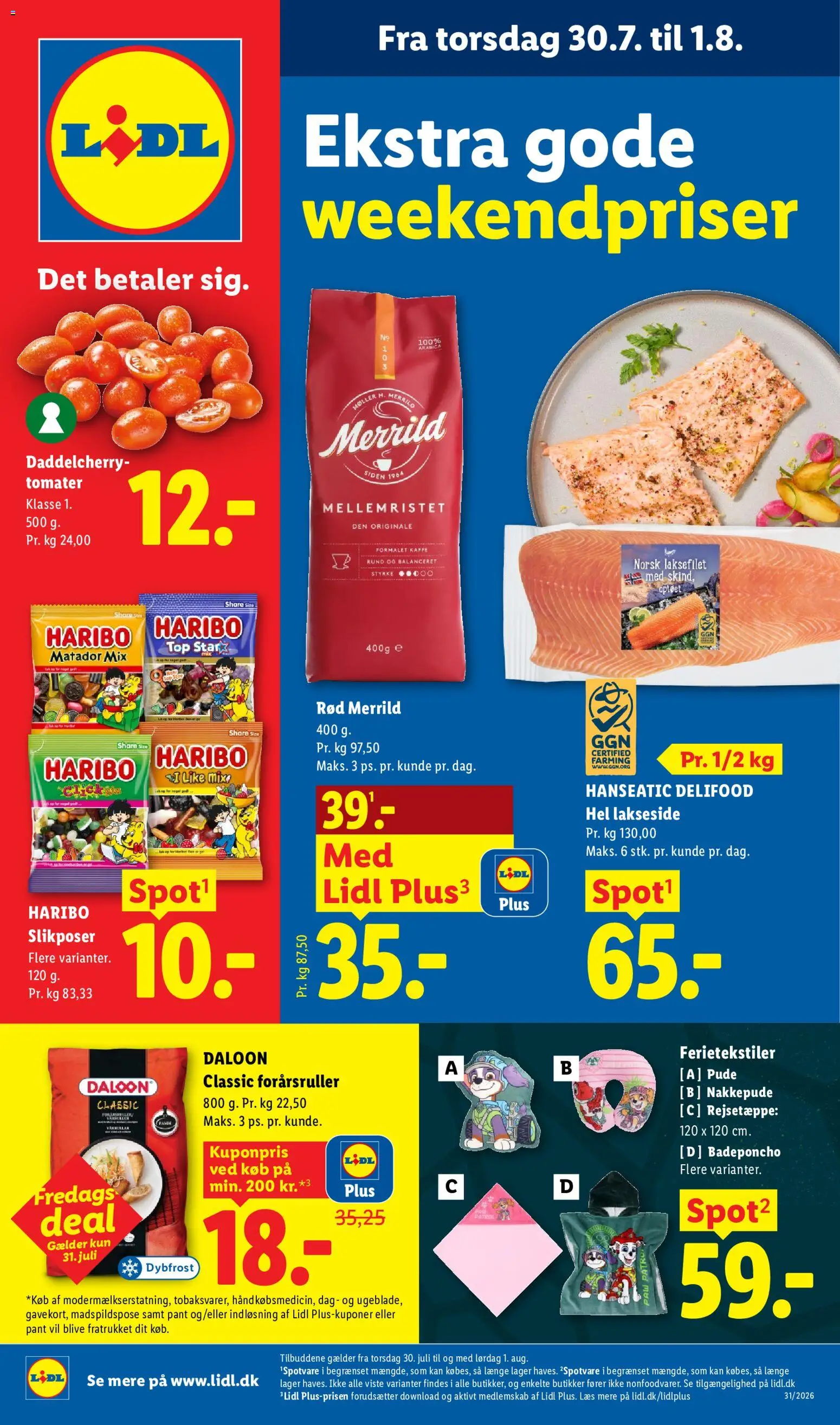 Lidl tilbudsavis – gyldig fra 26/07/2026 | Side: 41 | Produkter: Kaffe, Tomater, Pude, Søm