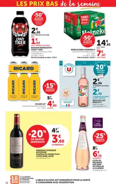 bi1 - Prévisualisation de bi1 catalogue valide à partir de 11/08/2026 | Page: 12 | Produits: Ricard, Bordeaux superieur aop, Boisson énergisante, Bouteille