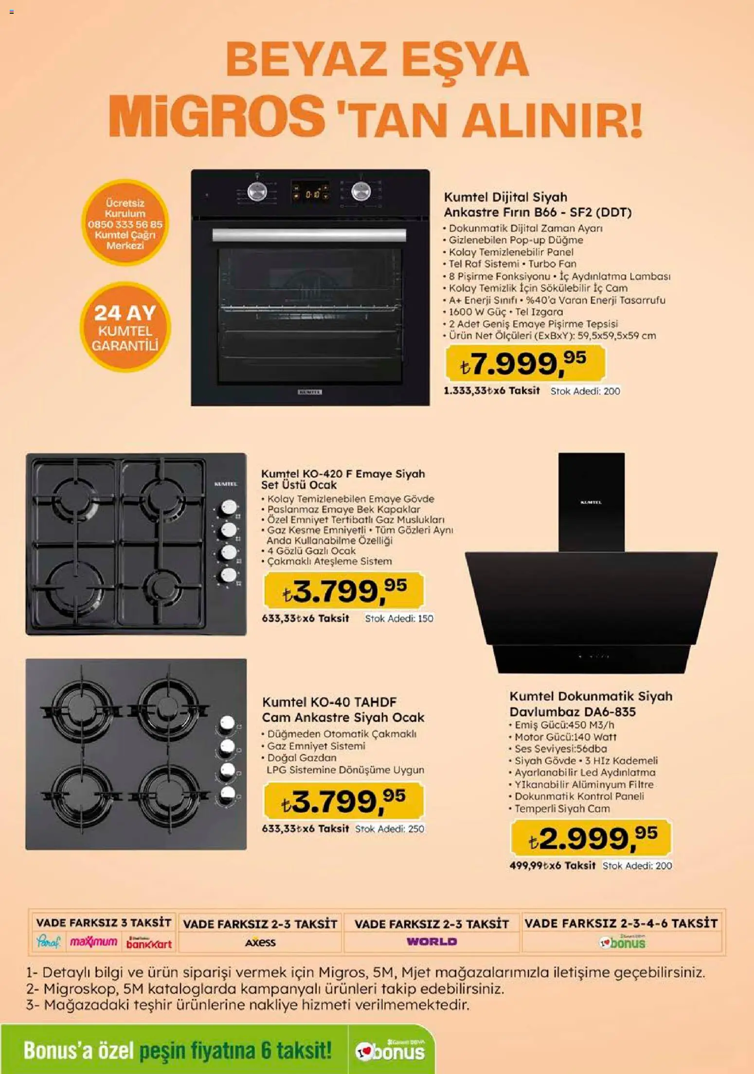 Migros Katalog - 5M Migroskop Dijital - 05 Ekim 2026 tarihinden itibaren geçerlidir | Sayfa: 148 | Ürünler: Davlumbaz, Ses, Fırın, Izgara