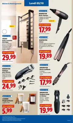 LIDL - Prévisualisation de LIDL catalogue valide à partir de 01/10/2026 | Page: 51 | Produits: Tondeuse barbe, Tondeuse, Brosse, Livarno