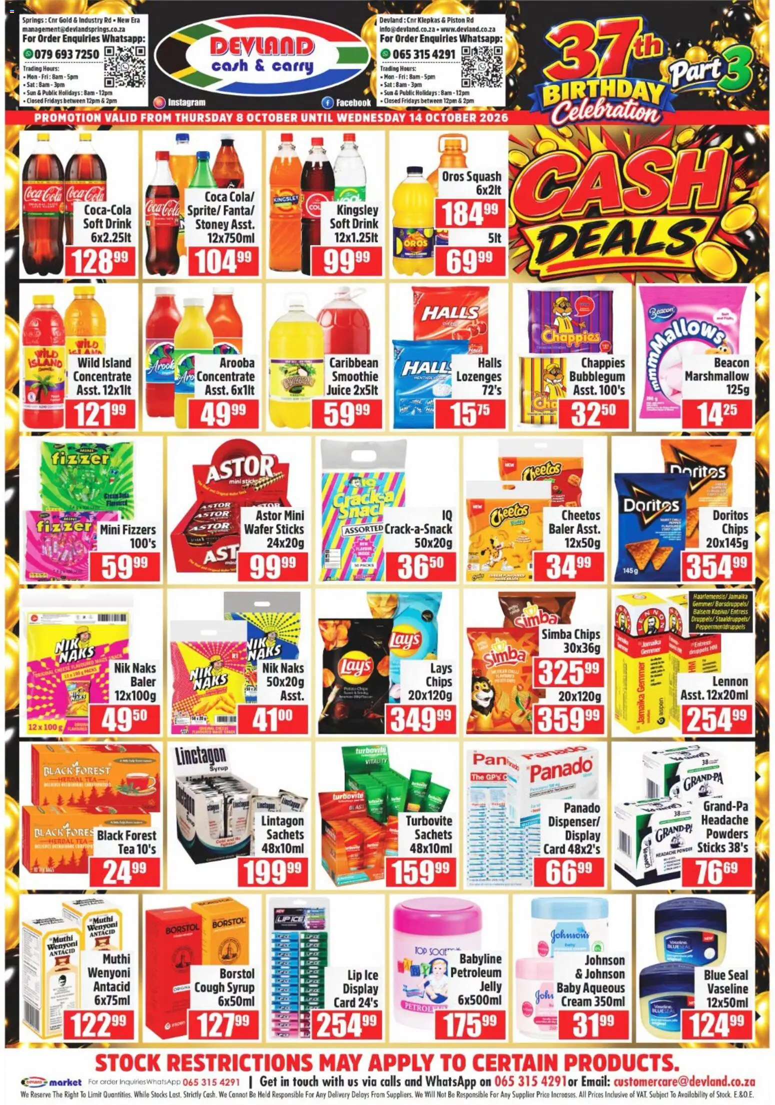 New Devland catalogue – valid from 08/10/2026 | Page: 4 | Products: Juice, Stoney, Lozenges, Stock