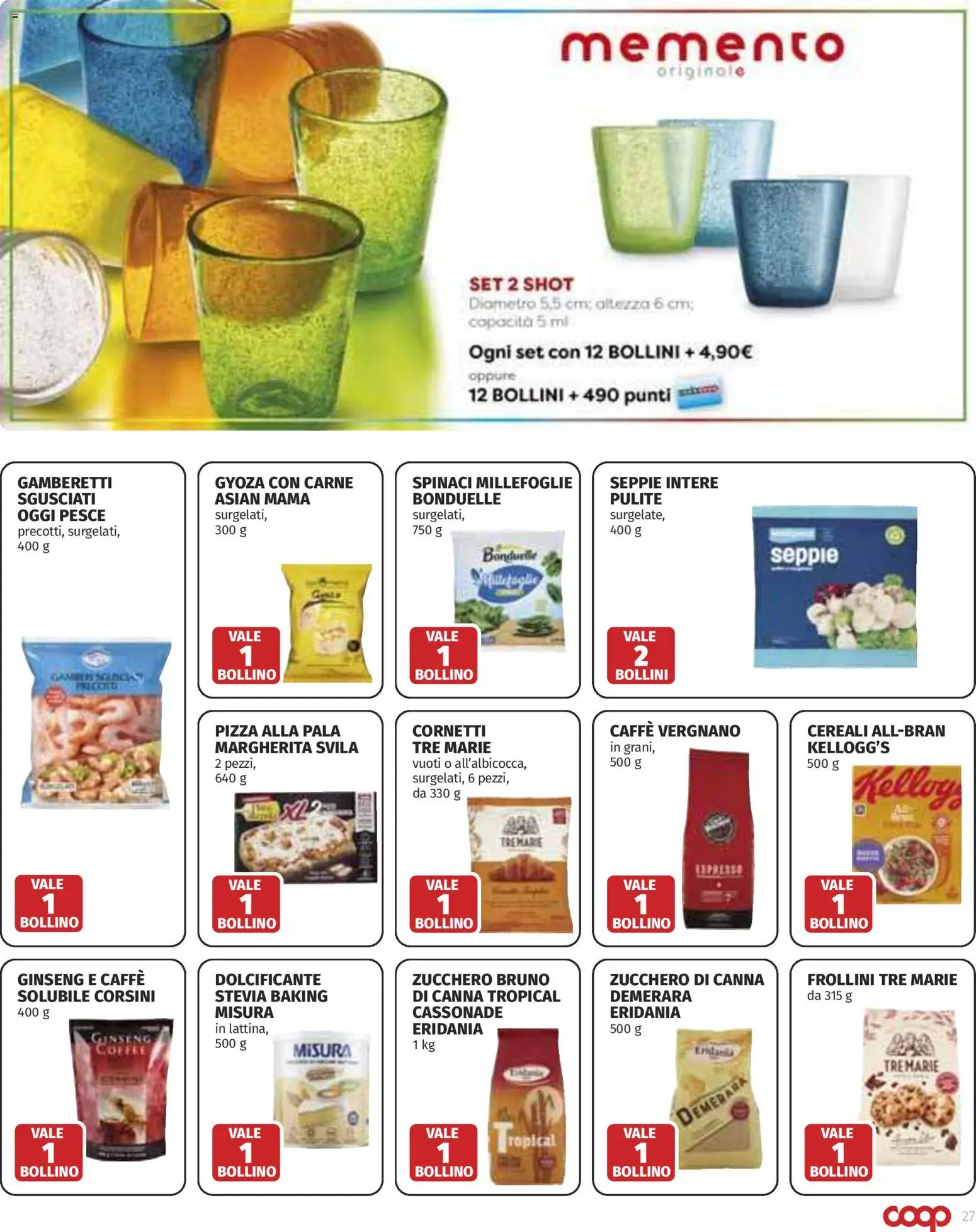 Volantino COOP del 09/07/2026 | Pagina: 27 | Prodotti: Dolcificante, Pesce, Cereali, Gamberetti