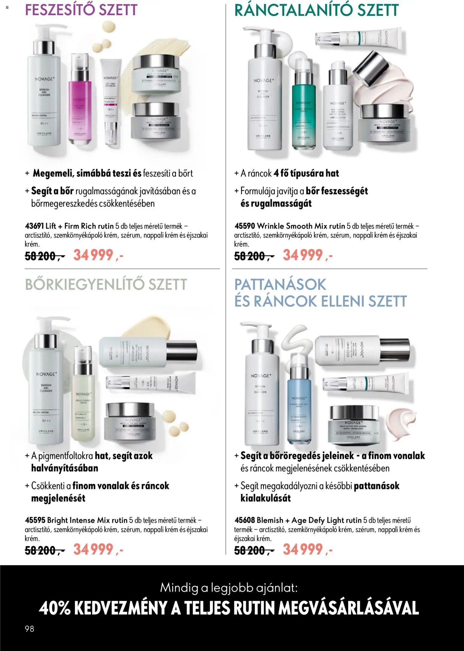 Oriflame akciós ujság - amely érvényes a következő dátumtól: 17.06.2026 | Oldal: 98 | Termékek: Szemkörnyékápoló, Bor