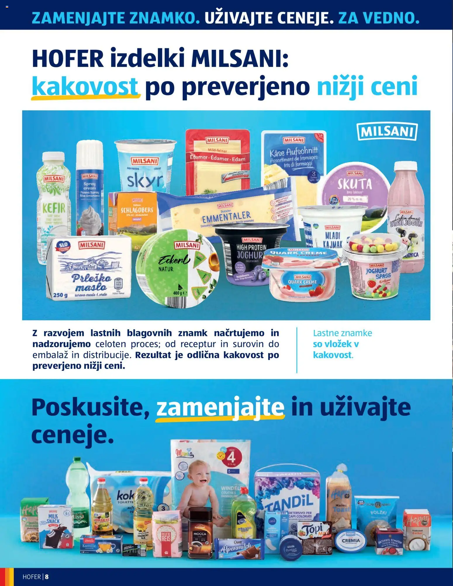 Hofer SI katalog | vrijedi od 17.06.2026 | Stranica: 8 | Proizvodi: Jogurt, Kefir