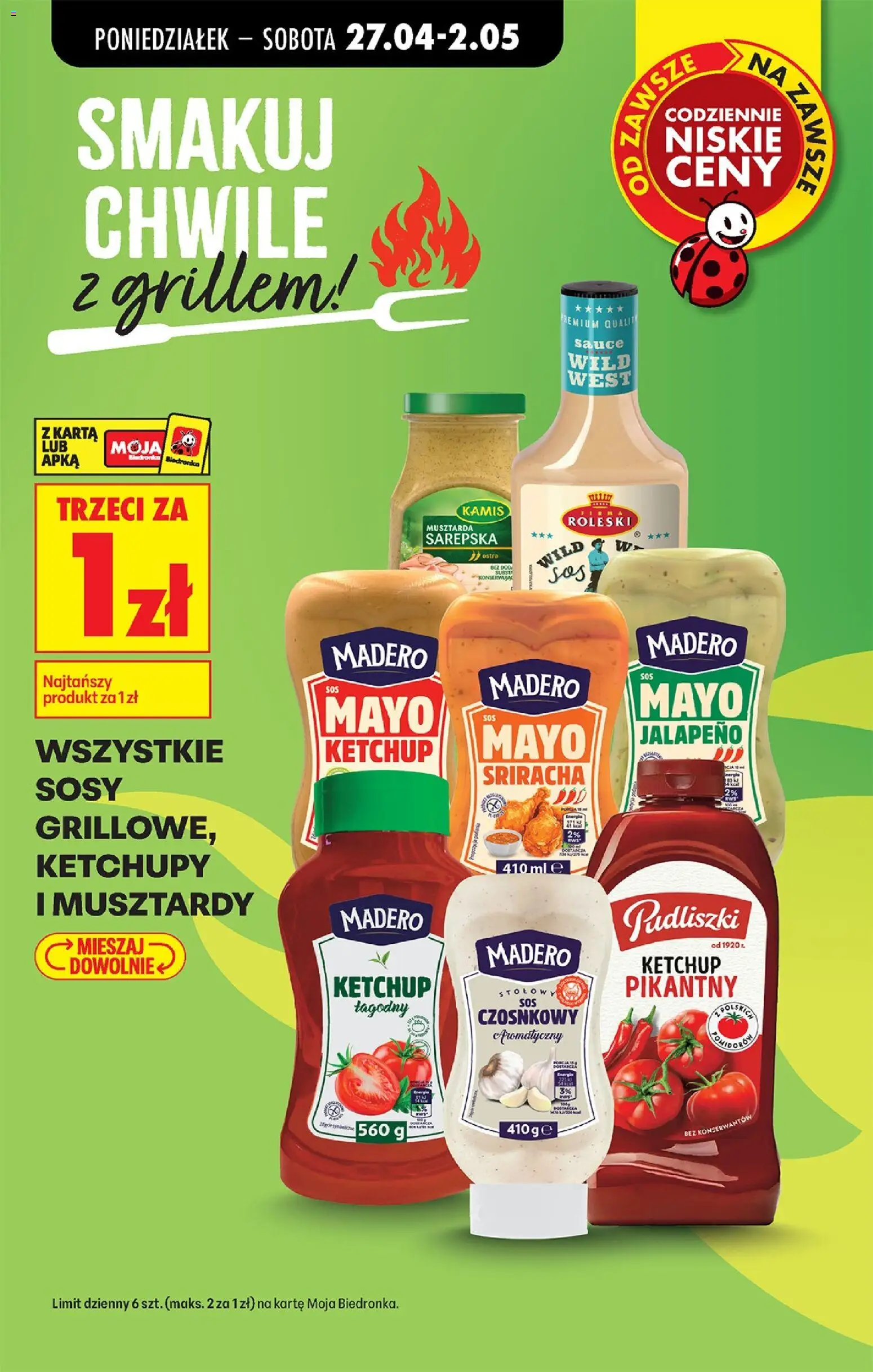 Biedronka gazetka od poniedziałku od 27.04.2026 | Strona: 25 | Produkty: Karta, Praliny, Toffifee