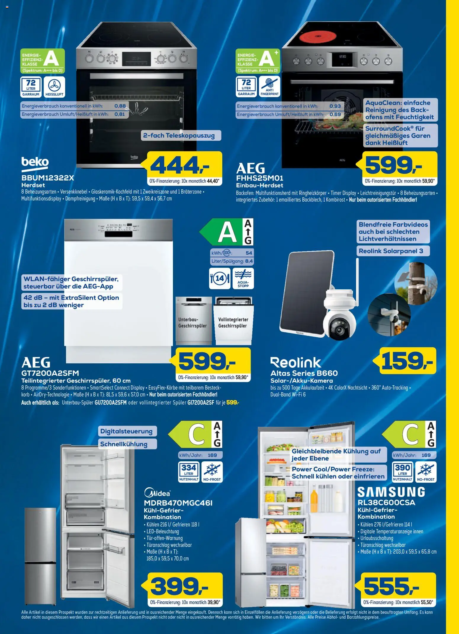 Euronics Black November – gültig ab 28.10.2026 | Seite: 3 | Produkte: Geschirrspüler, Korb, Samsung, Backofen