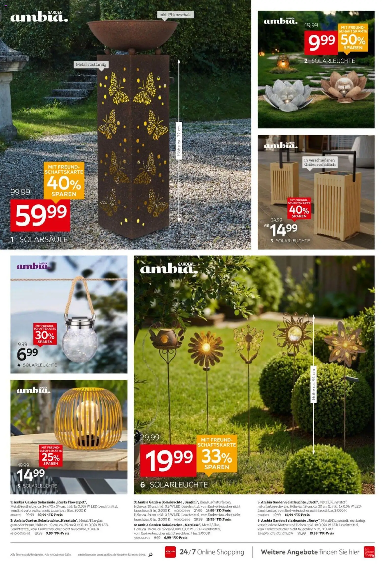 XXXLutz Nr. 1 bei Küchen – gültig ab 02.05.2026 | Seite: 10 | Produkte: Solarleuchte