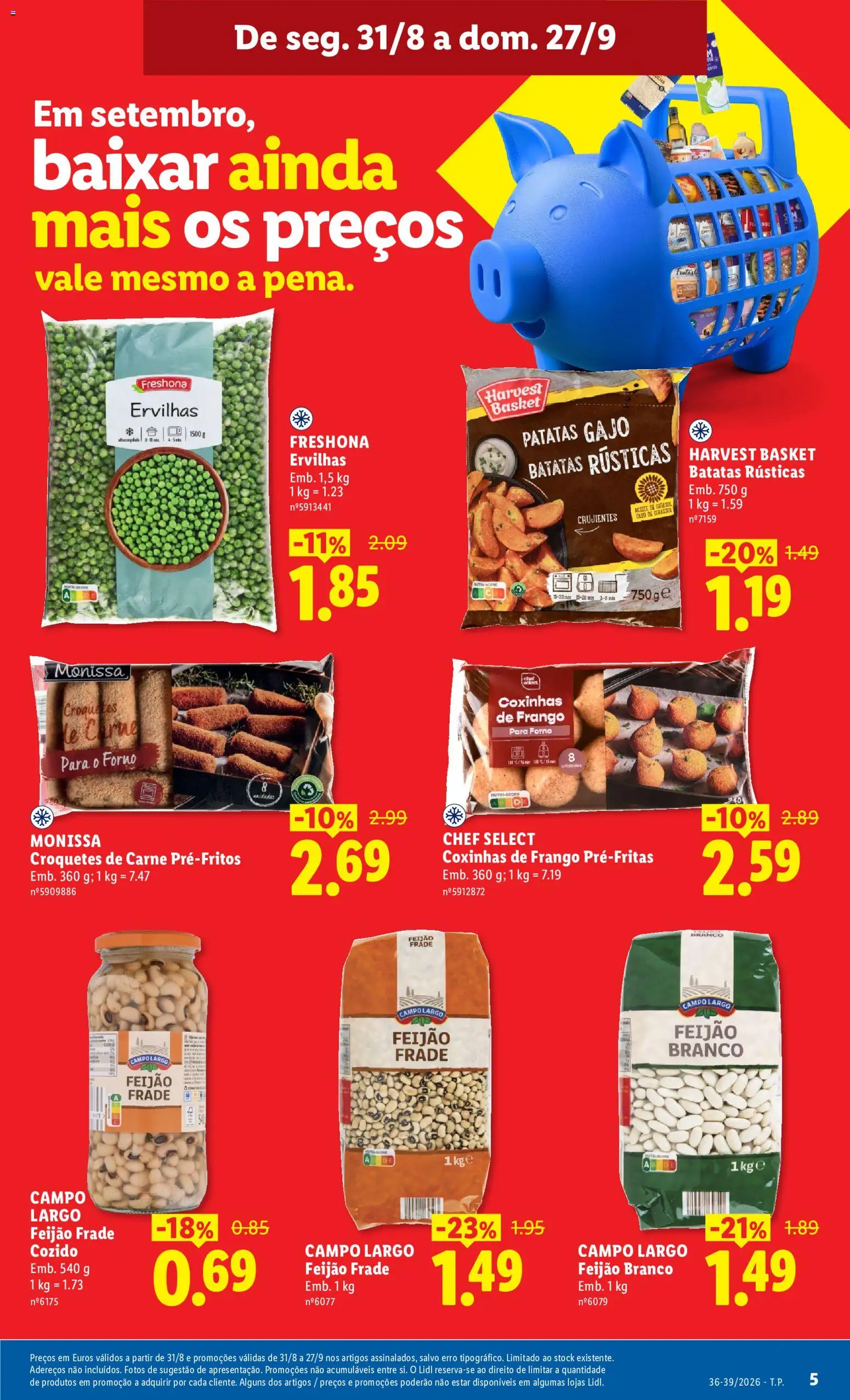 Lidl Folheto Especial │ válido de 01/09/2026 | Página: 5 | Produtos: Forno, Croquetes, Frango, Feijão