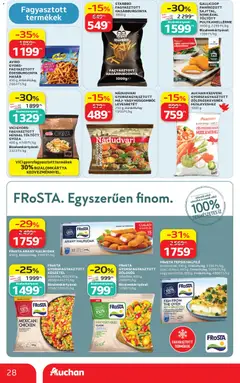 Auchan akciós újság - amely érvényes a következő dátumtól: 14.05.2026 | Oldal: 28