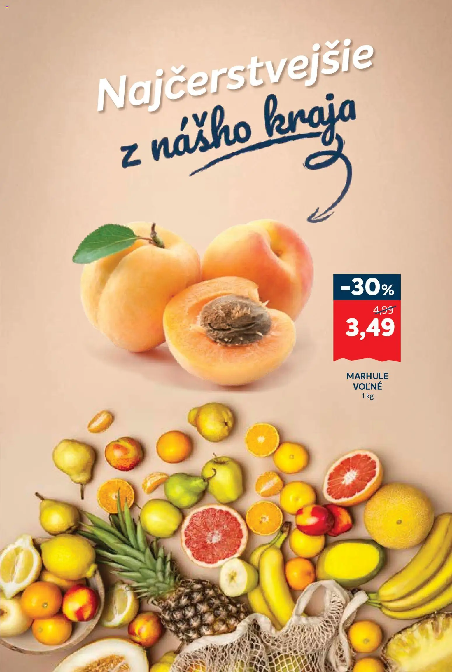 Nové Kraj akcie – leták je platný od 02.07.2026 | Strana: 3 | Produkty: Marhule