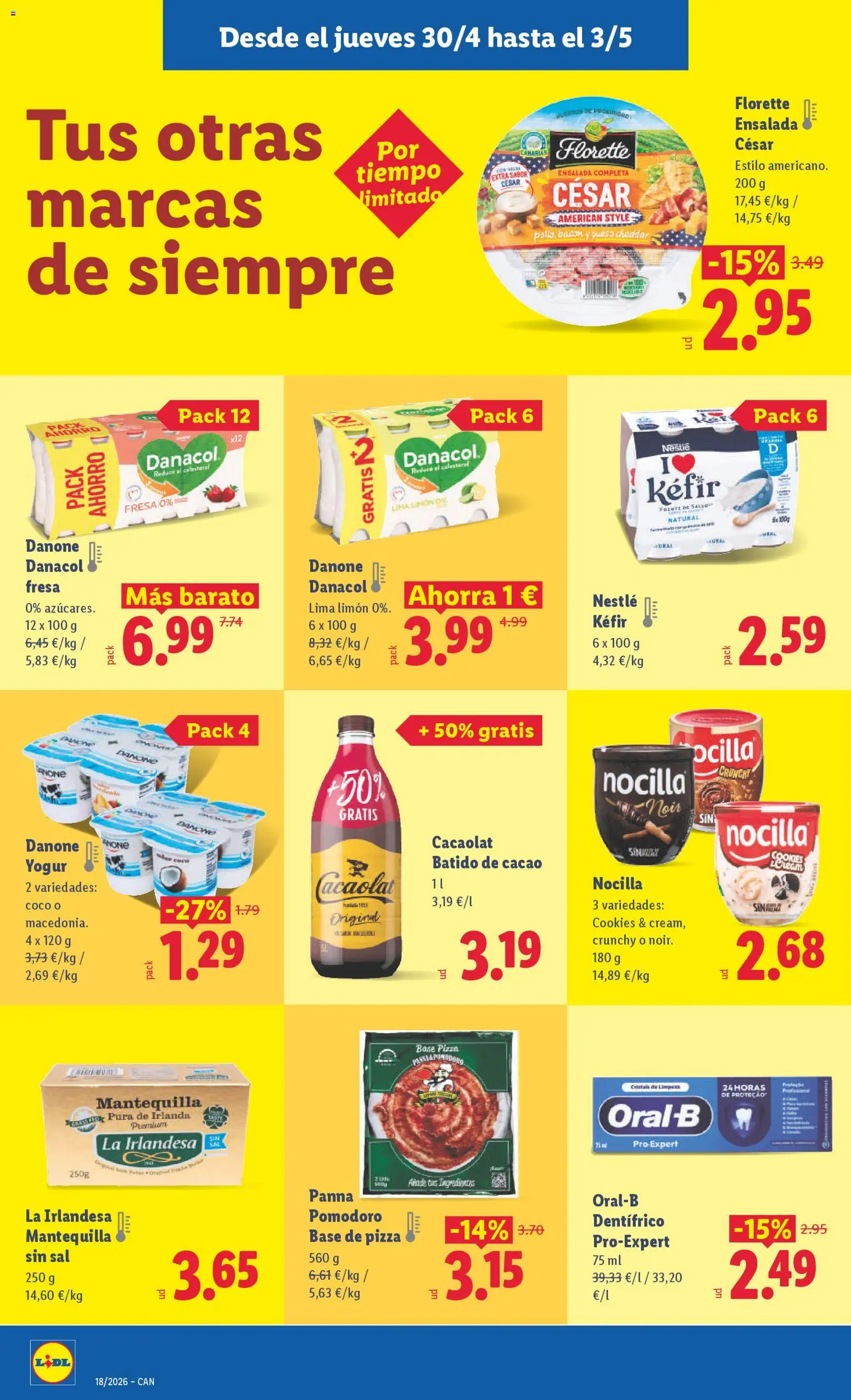Lidl folleto │ válido desde el 27.04.2026 | Página: 42 | Productos: Τυρόπιτα, Ensalada, Συσκευή ροής, Φρυγανιές σικάλεως