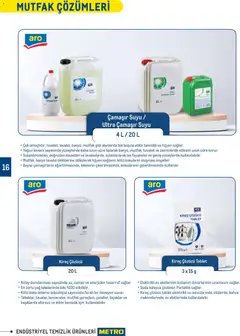 30.12.2025 tarihinden itibaren geçerli olan Metro kataloğu önizlemesi | Sayfa: 16 | Ürünler: Kireç çözücü, Lavabo, Banyo, Koku