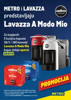 Metro Lavazza A Modo Mio - Pregled kataloga iz trgovine Metro, vrijedi od 11.05.2026