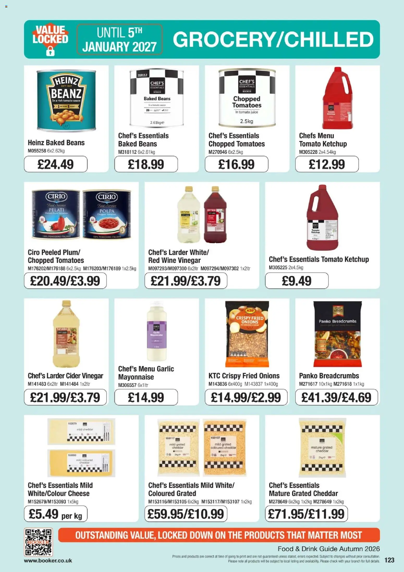 {H1} | Page: 123 | Products: Wine vinegar, Ketchup, Mayonnaise, Tomato