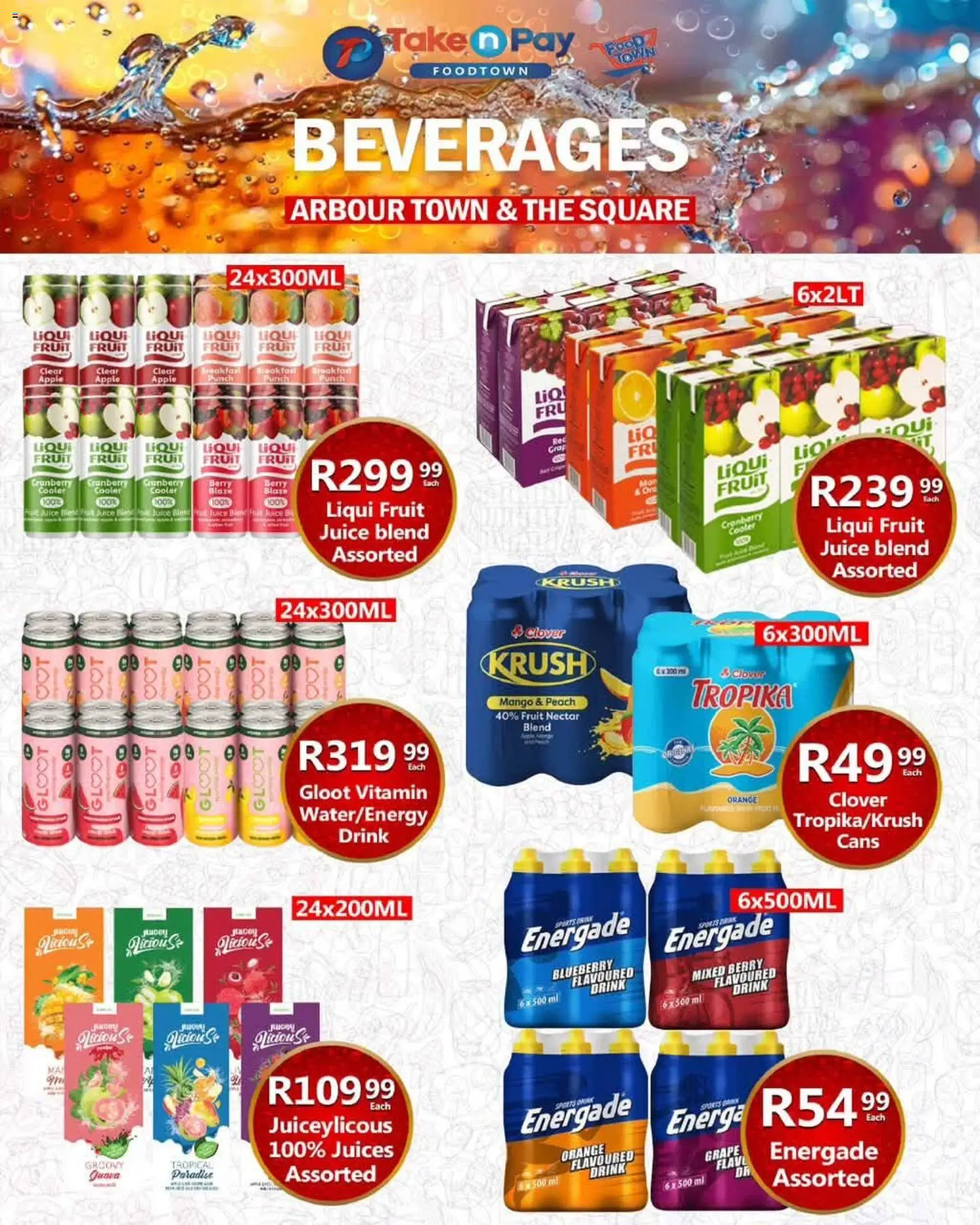 New Take n Pay catalogue – valid from 24/08/2026 | Page: 21 | Products: Beverages, Fruit, Mango, Peach
