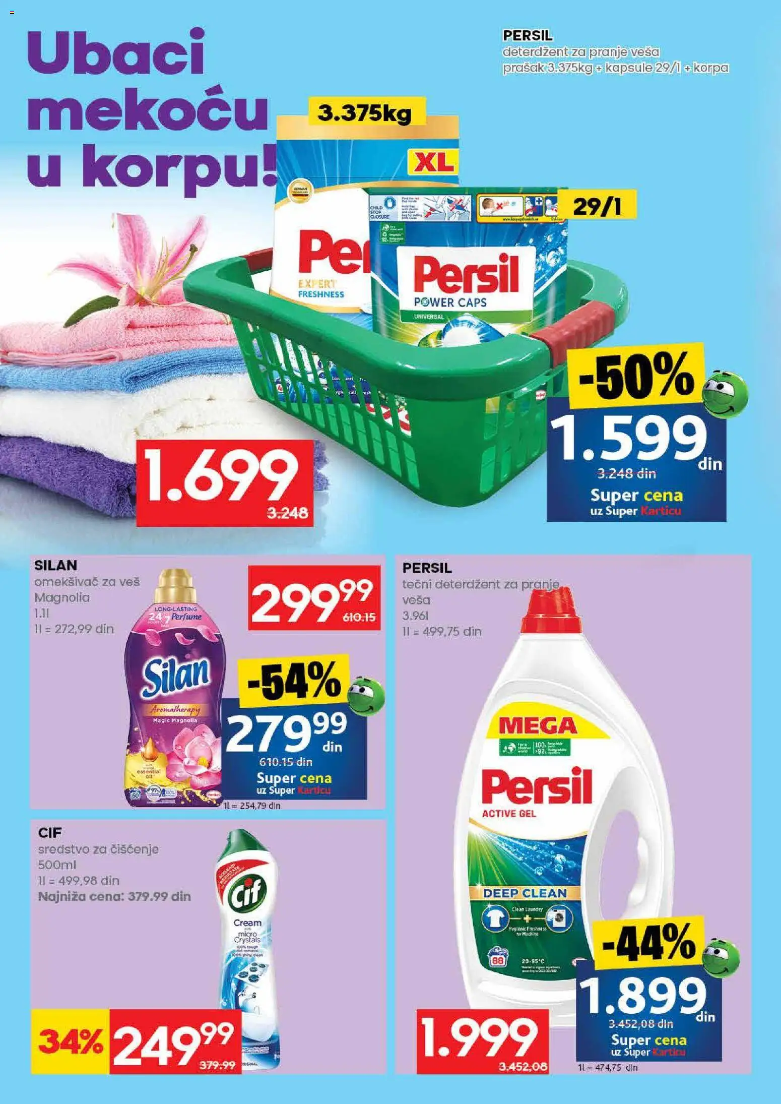Roda katalog - važi od 30.07.2026 | Strana: 30 | Proizvode: Tečni deterdžent, Silan, Persil, Omekšivač za veš