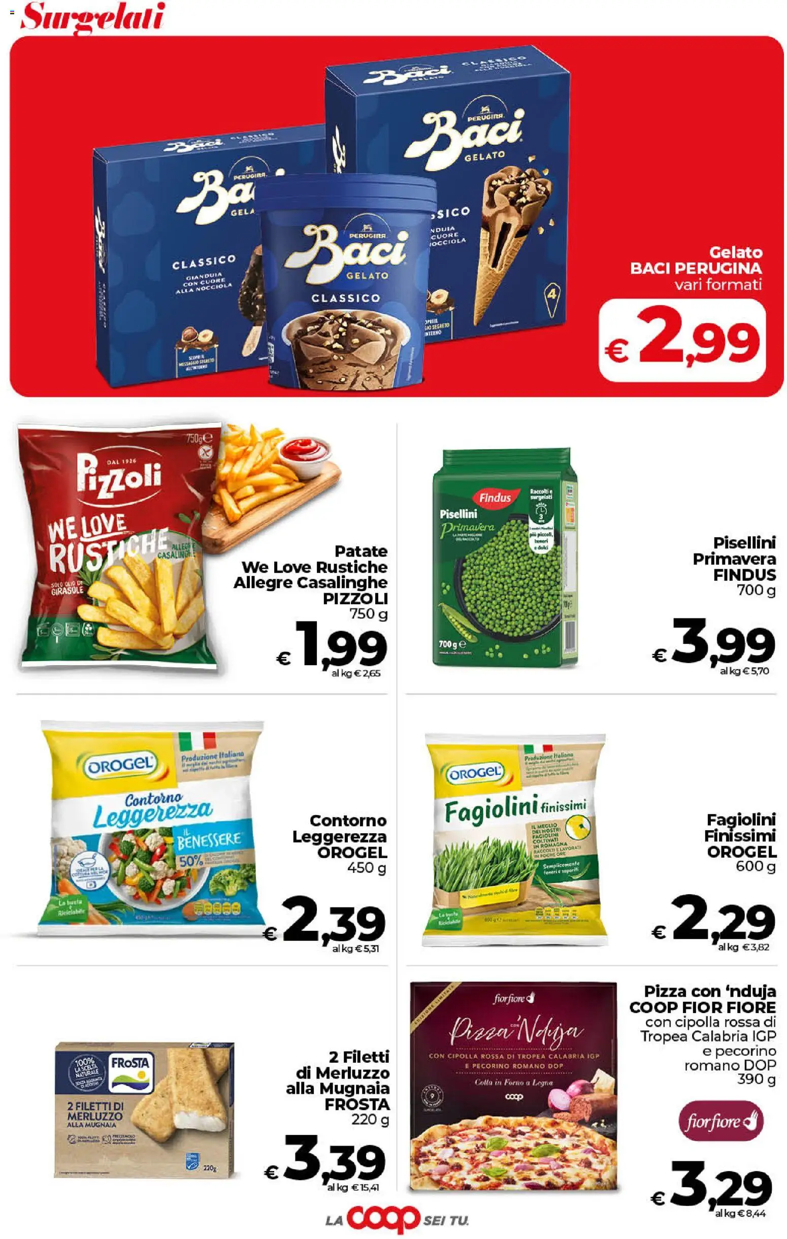 Volantino COOP del 31/07/2026 | Pagina: 21 | Prodotti: Pizza, Gelato, Forno, Pecorino