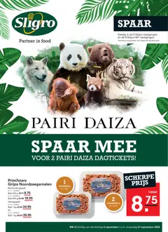 Sligro folder Spaar - Voorbeeld van een folder van Sligro, geldig van 03/09/2026