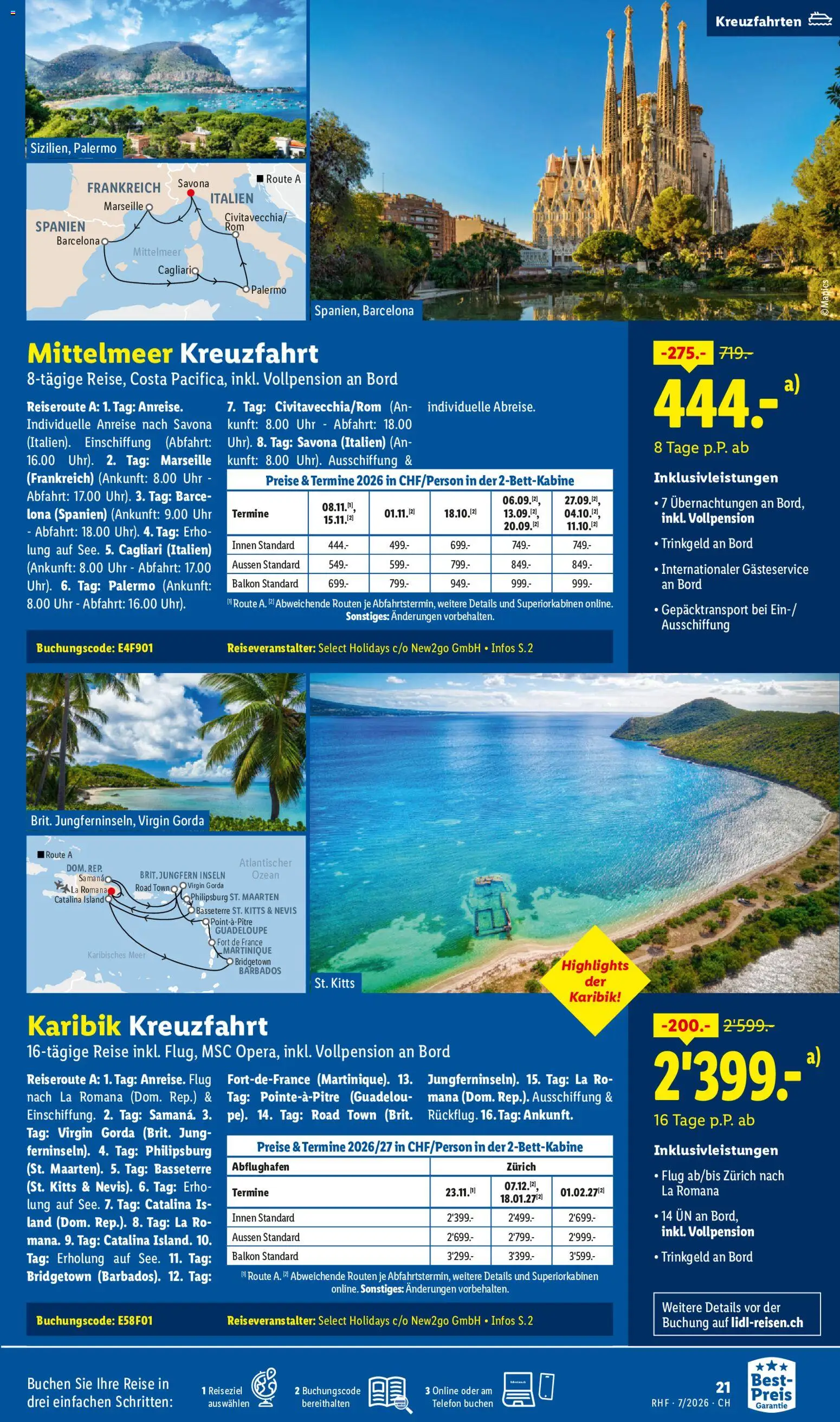 Lidl aktionen Reise-Highlights – gültig ab 01.07.2026 | Seite: 21 | Produkte: Telefon, Uhr